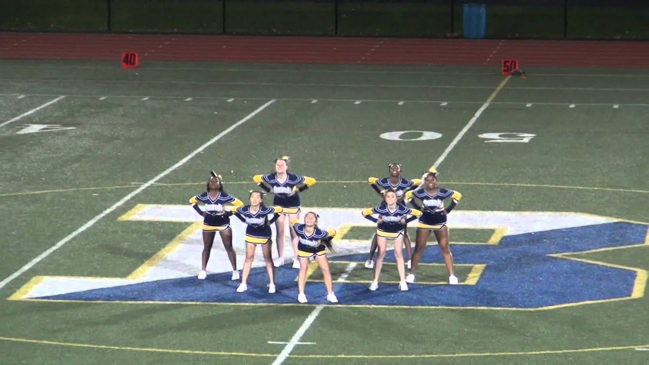 2014 Fall JV Cheerleading Halftime Routine YouTube