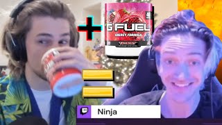 xQc shows his chat what Gfuel  will do to him...