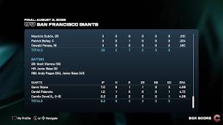 Box Scores 8 - 3