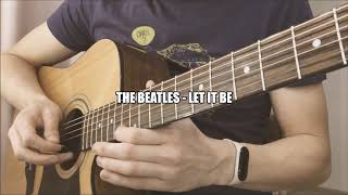 Video thumbnail of "The Beatles - Let It Be / acoustic guitar solo"