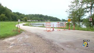 Cedar Rapids road closed due to potential flooding
