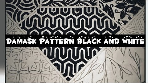 damask pattern black and white #blackandwhite #viral #textile #textiledesigner #painting#tracing
