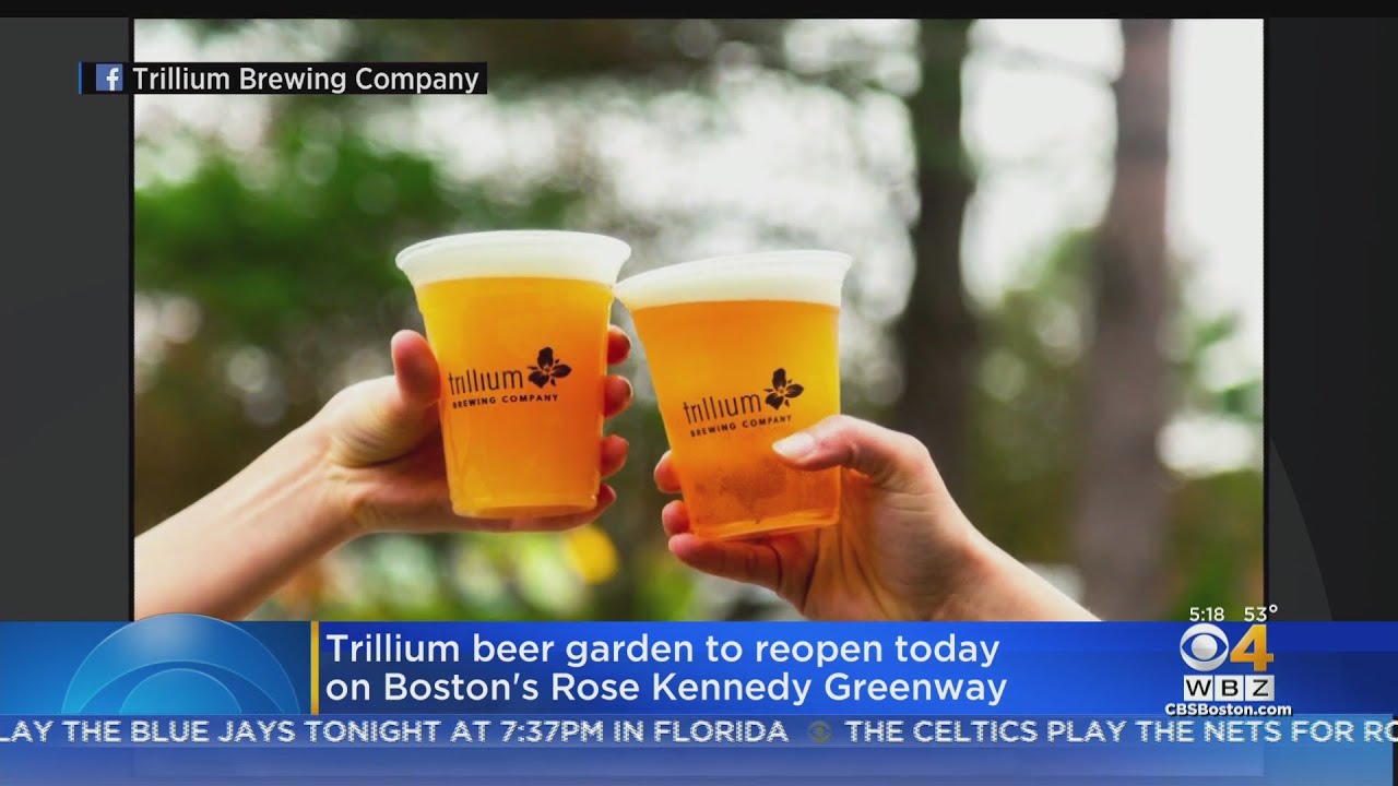 Trillium Beer Garden Reopening On Boston's Rose Kennedy Greenway