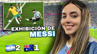 ARGENTINA 2 - AUSTRALIA 1 | REACCIÓN desde el ESTADIO en QATAR *octavos de final mundial 2022* ⚽️