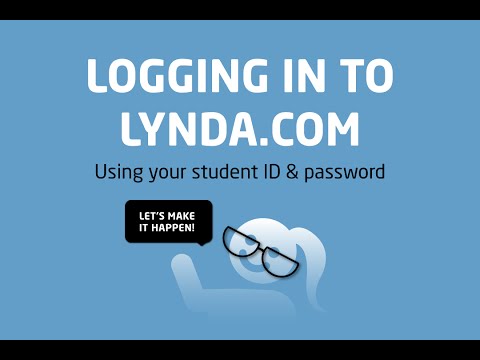 Lynda.com | How to log in with your Chisholm account