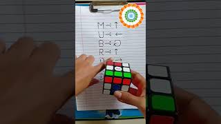 how to make indian flag with 3 by 3 rubik's cube...#shorts #respect #india #flag #viral #video screenshot 1