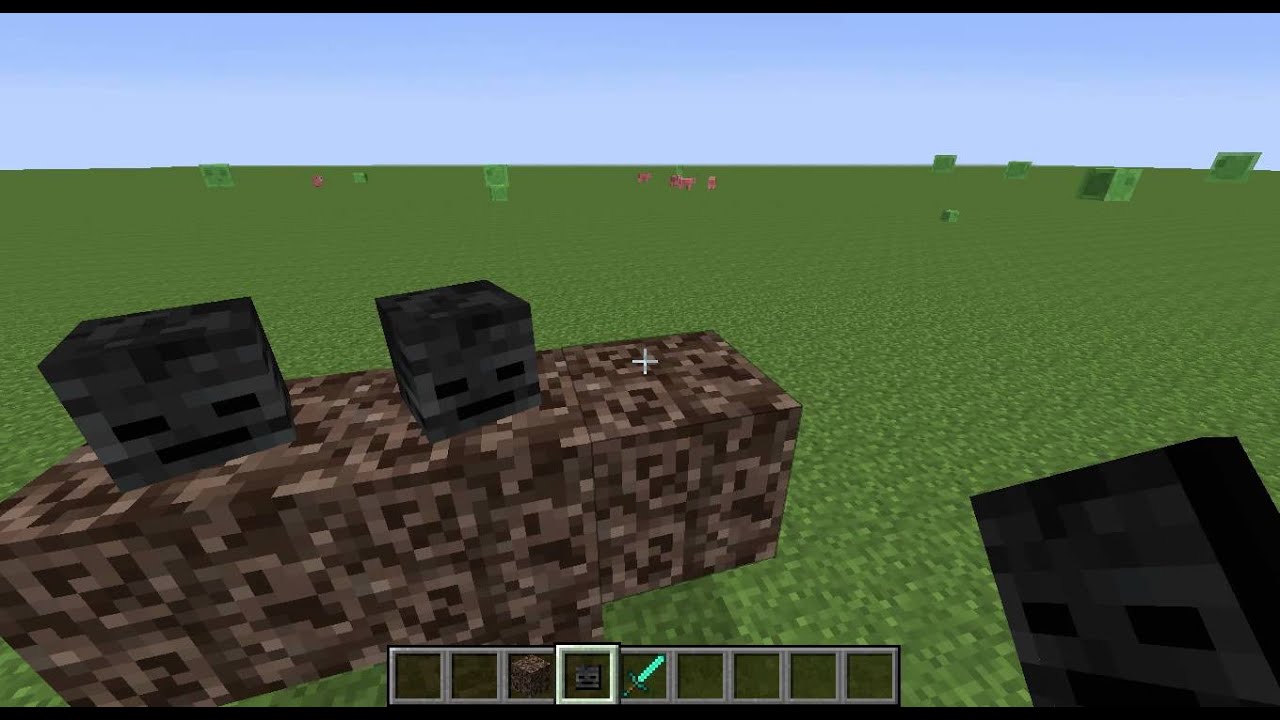 Minecraft Tutorial: How to Make a Wither Boss - YouTube