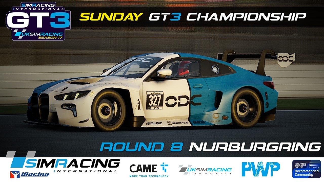 UKSR | GT3 Round 8 | Nürburgring GP | SimRacing International Season 17 Championship