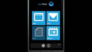 roboprint wp7 demo video.avi screenshot 1