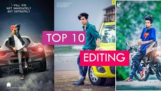 Top 10 Manipulation Editing Concept