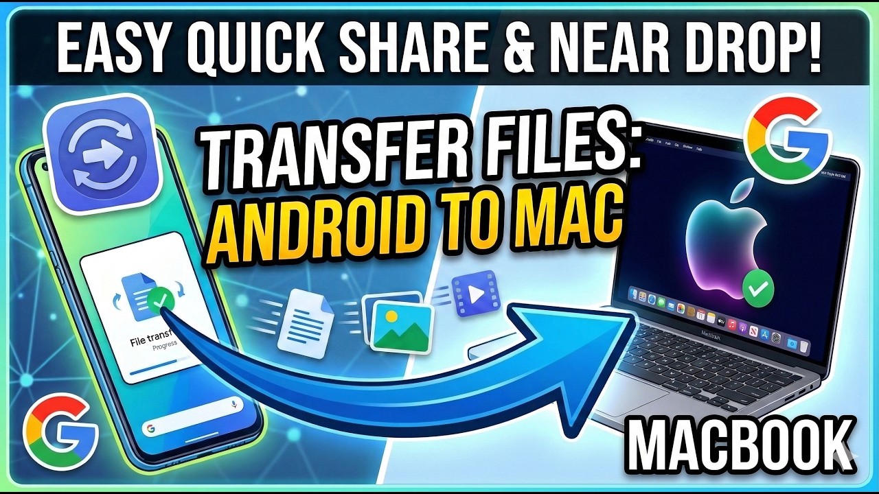 How to Transfer Files from Android to Mac Wirelessly — NearDrop + Quick ...
