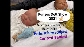 Kansas Doll Show 2021! Reborn & Silicone Baby Dolls! Contest Babies! Brand New Sculpts! Come See!