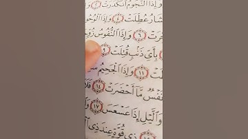 سوره التكوير بصوت الشيخ ماهر المعيقلي#استمع