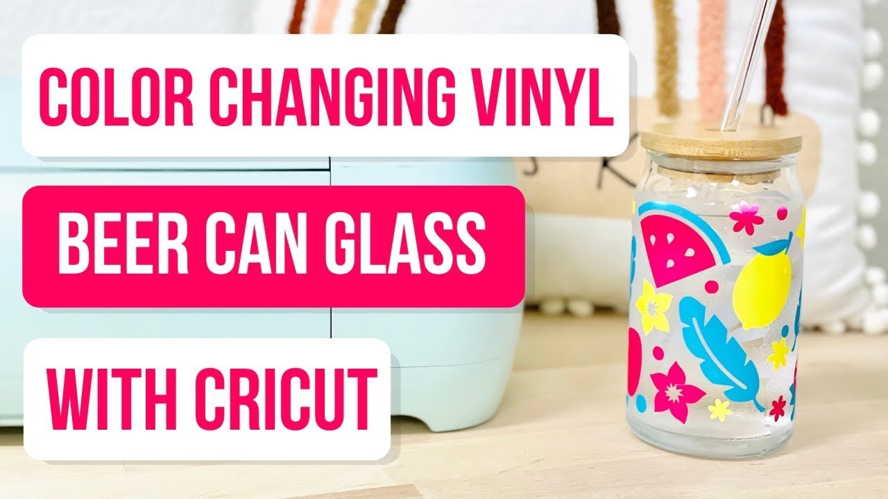 Color Changing Vinyl DIY: Drinking Glass - Morena's Corner