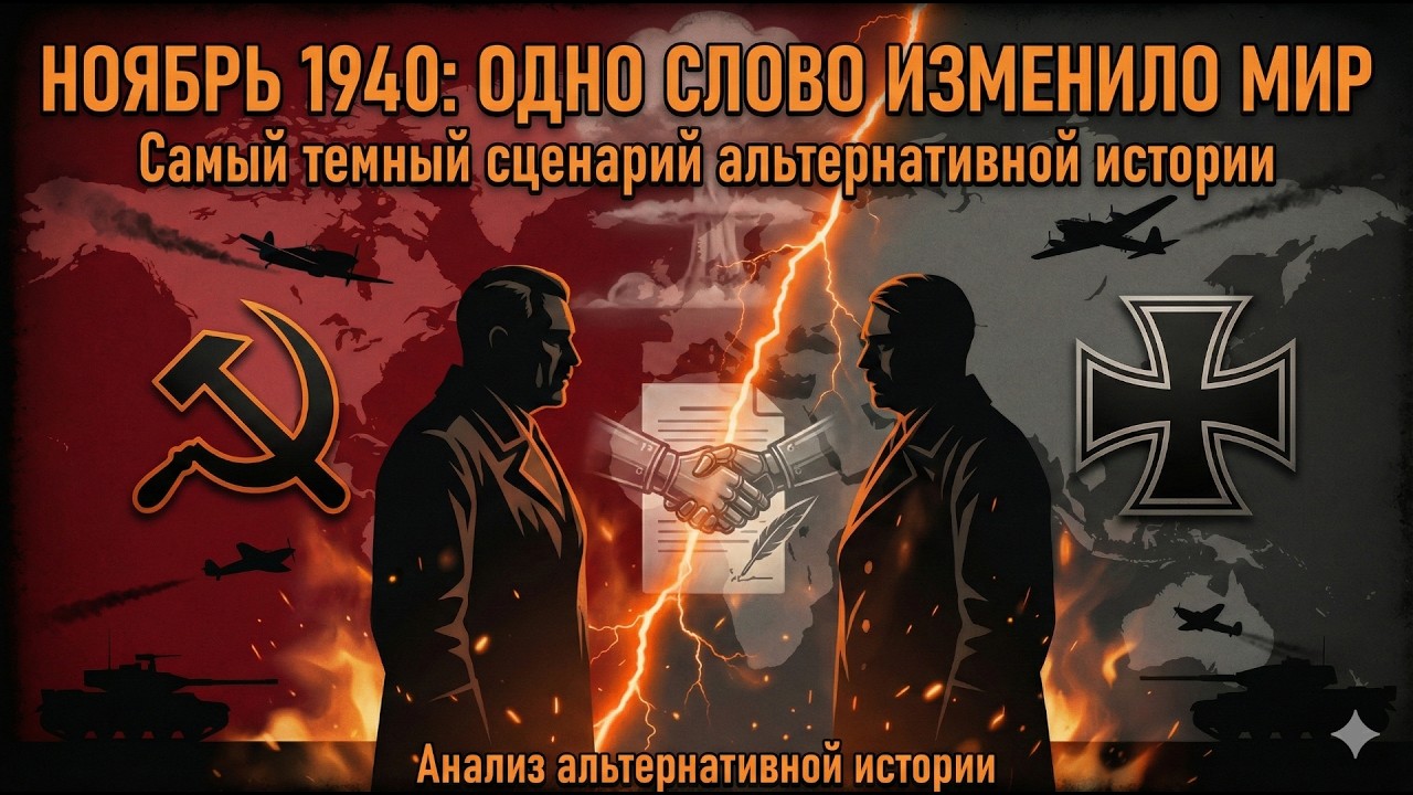 ГИТЛЕР И СТАЛИН ПРОТИВ ВСЕХ: Что если бы СССР вступил в Ось в 1940?