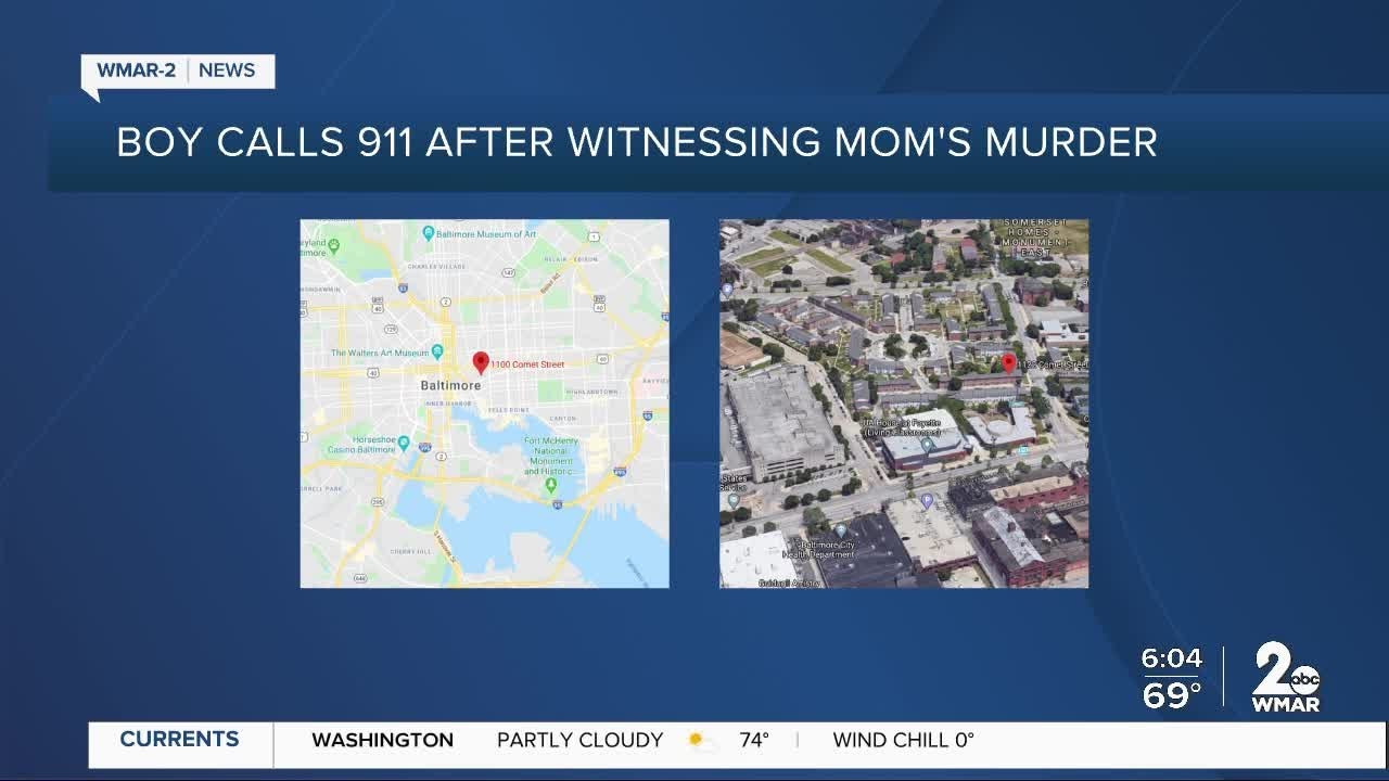 Boy calls 911 after witnessing mom's murder - YouTube