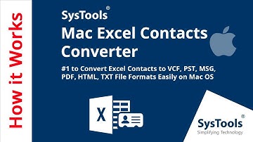 Excel Contacts Converter for Mac to Convert XLS File Contacts