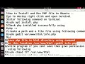 How to install and run php program in ubuntu