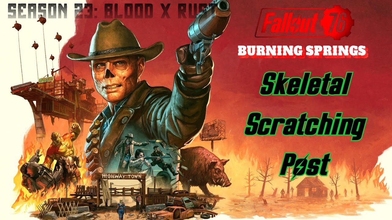 Fallout 76 | Season 23: Blood x Rust | Skeletal Scratching Post | Rewards Location |