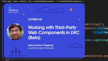 codeLive: Working with Third-Party Web Components in LWC (Beta)