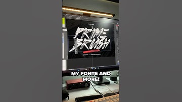 Turn your handwriting into a font and start making money! #drybrush #font #lettering #poster #brush