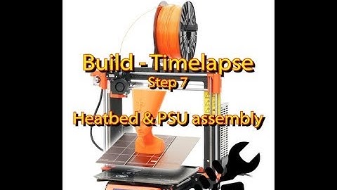 PRUSA i3 MK3 - Step 7 - Heatbed & PSU Assembly