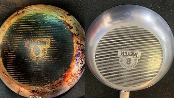 Clean Bottom of Greasy Pots or Pans with 2 Ingredients| Works Every Time!