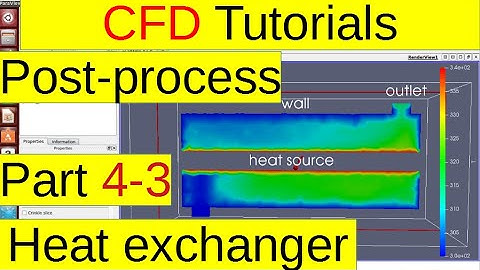 [CFD Tutorials] Heat exchanger (post-process, part4-3)