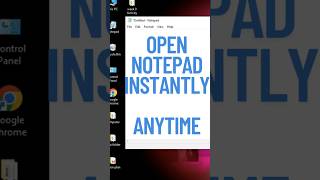 Notepad shortcut| How to create a shortcut to open Notepad #windows