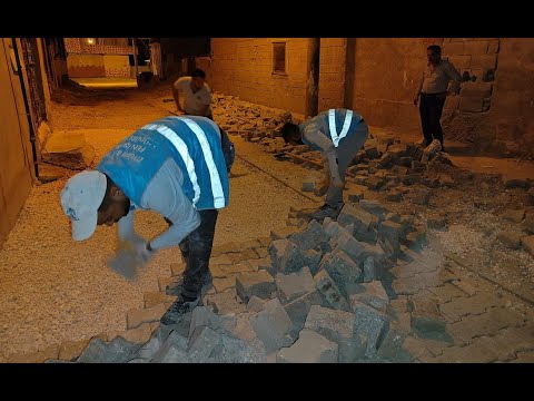 Eyyübiye'de gece mesaisi