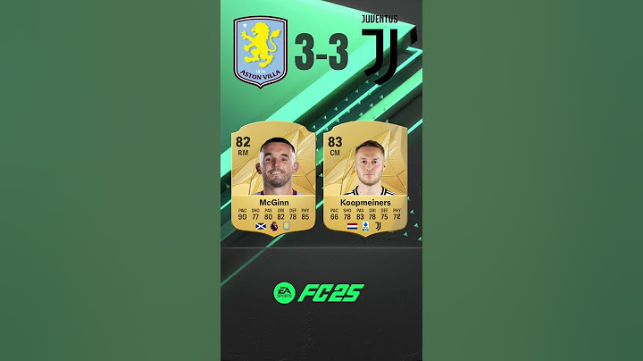 ASTON VILLA VS JUVENTUS