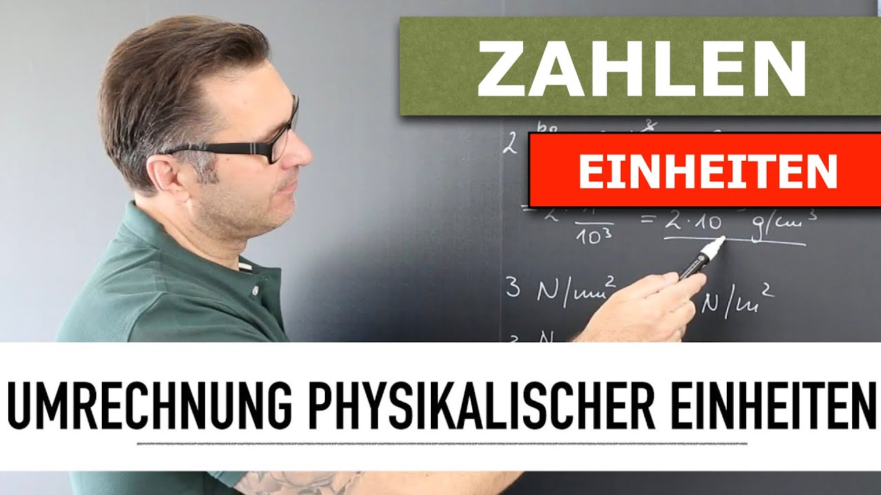 PHYSIK ALLGEMEIN - Elektrische Einheiten in SI-Basiseinheiten umrechnen (Teil 1)