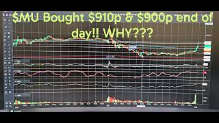 $MU bought 28Aug $910p & $900p End of  day!! Here's why!