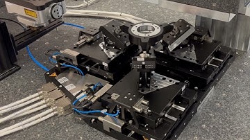 Hybrid-Kinematic Fast 6-Axis Nanopositioning and Alignment System - Test Run