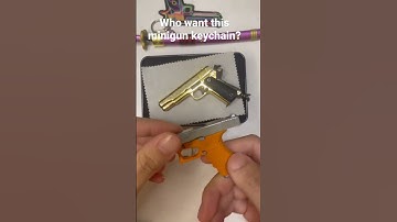 I guess everyone want this glock17 keychain with bullets. 😏#gunkeyco #minigun #glock17 #glock34