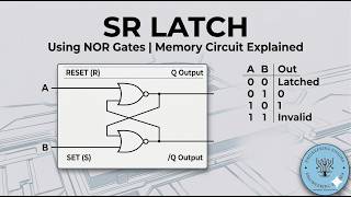 SR Latch Using NOR Gate | Memory Circuit Explained