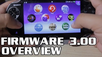 PlayStation Vita Firmware Update 3.00 Overview