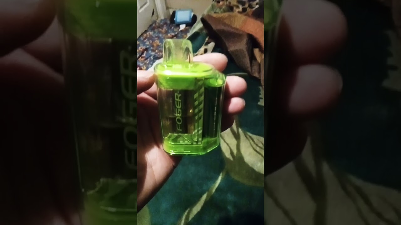 new fogger lights red when you need to  charge it 