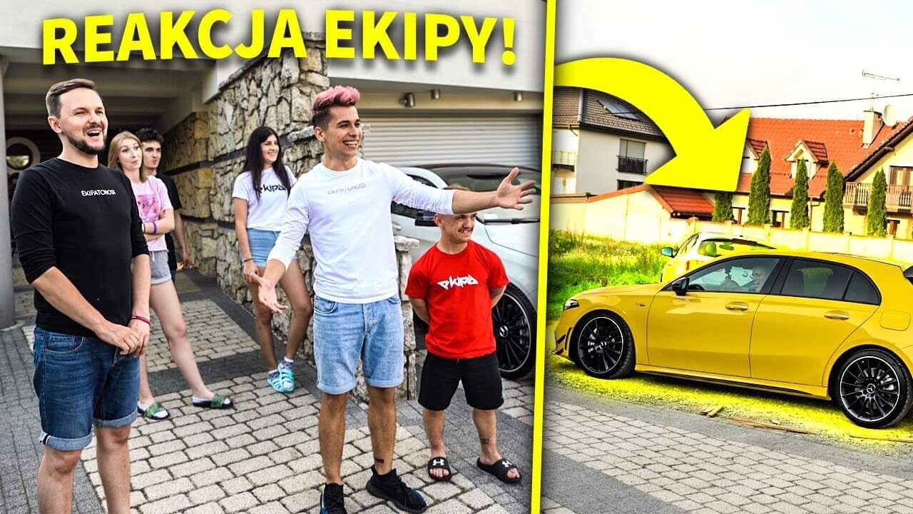 REAKCJA EKIPY NA MÓJ NOWY SAMOCHÓD! YouTube