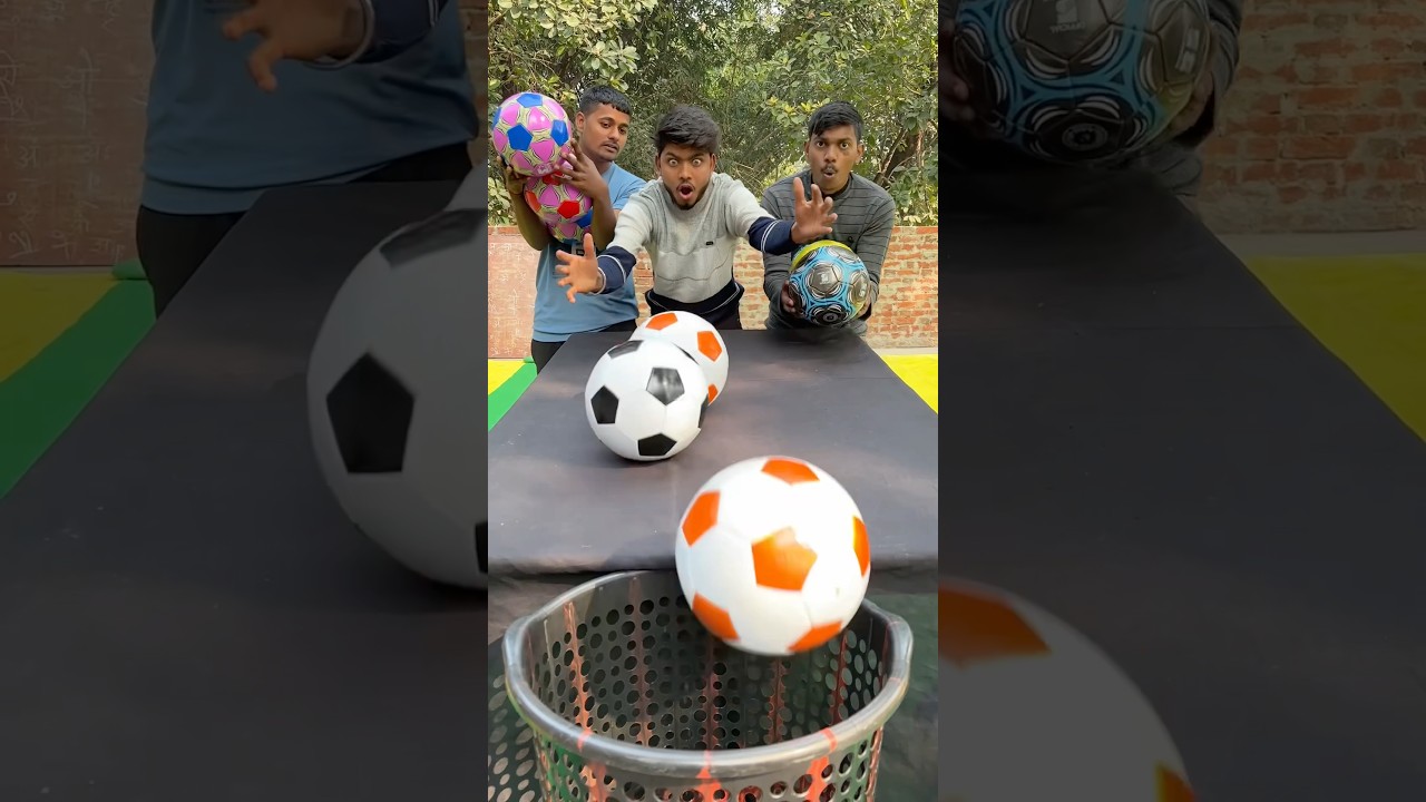 Amazing football roll family challenge 