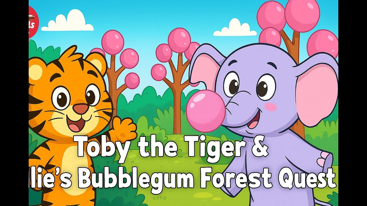 Toby the Tiger & Ellie’s Bubblegum Forest Quest 🐯🌳🍬 | Read Aloud Story  | Fun Tales for All 