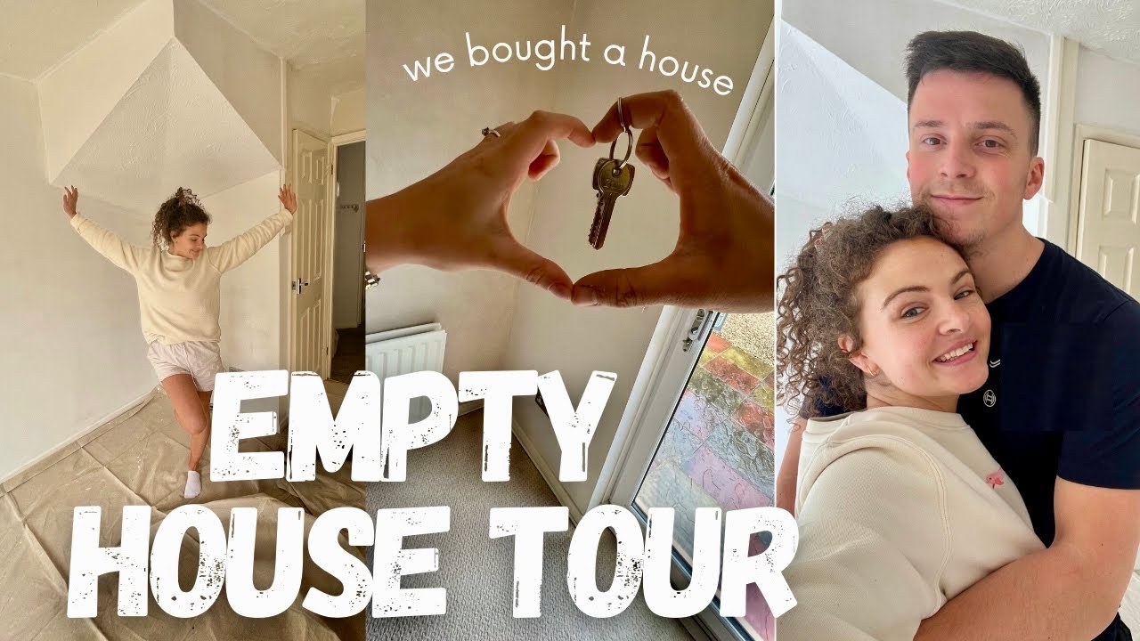 our first home empty house tour | renovation plans | uk 2024 - YouTube