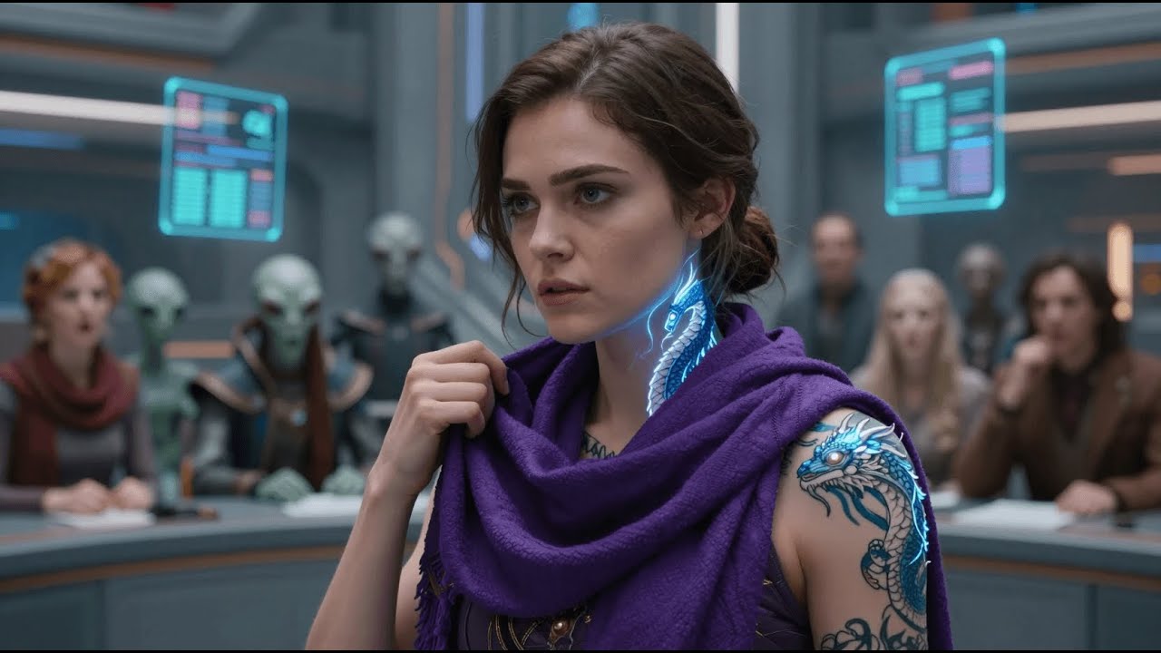 Они смеялись над человеческой девушкой — затем она откинула шарф в сторону, и татуировка дракона ...