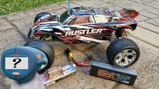 Traxxas Rustler Xl5 Top Speed, Nimh  VS. 2s Lipo Speed Test,  How fast is the Rustler XL5?