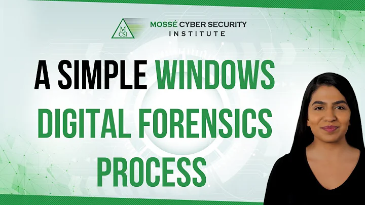 A simple process for performing a digital forensics investigation on Windows