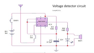 Current detector circuit | AC current tester | Using NE555 ic