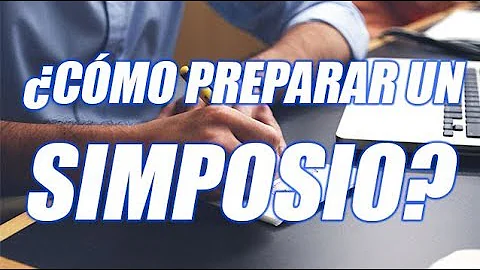 O que é necessário para fazer um simpósio?