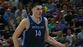 Zach Edey posterizes Walker Kessler in Summer League Debut