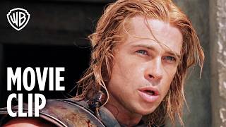 Troy | Brad Pitt as Achilles Troy Beach Battle Scene | Movie Clip | Warner Bros. Entertainment
