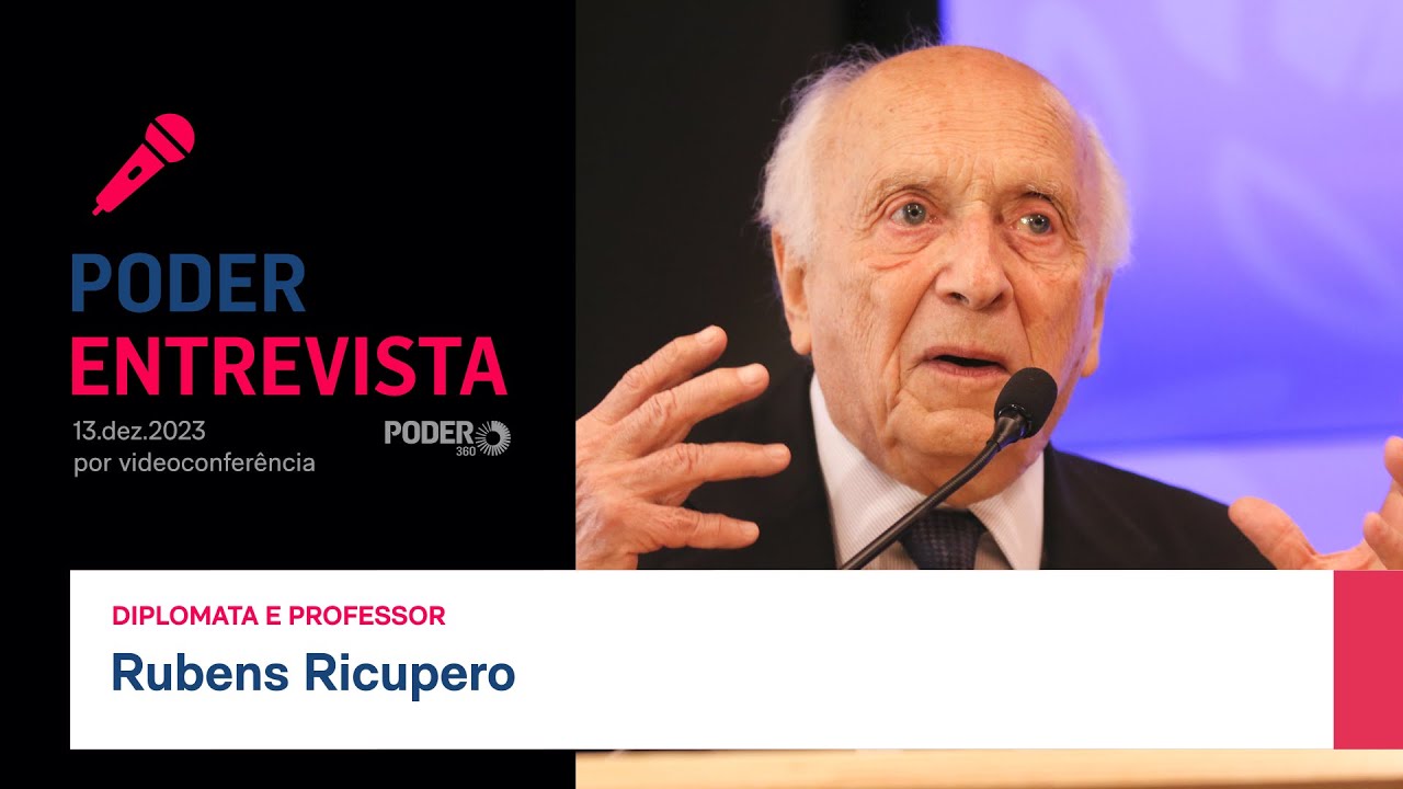 Poder Entrevista: diplomata e professor Rubens Ricupero